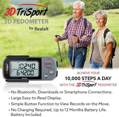 Realalt 3DTriSport 3D Walking Pedometer - Image 6