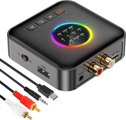 Upgrade Bluetooth 5.2 Transmitter Receiver aptX Adaptive/Low Latency/HD by MakerHawk