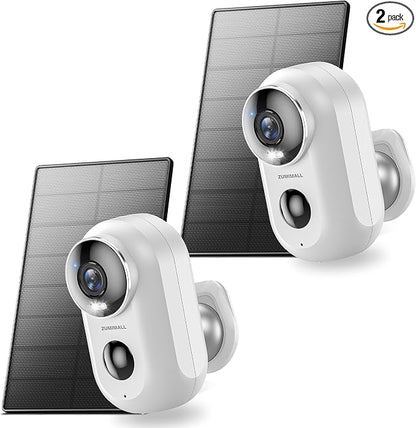 ZUMIMALL Solar Security Cameras Wireless Outdoor, Solar Camera Outdoor Wireless by ZUMIMALL