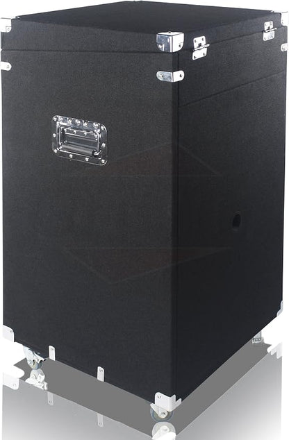 Griffin Rackmount Studio Mixer Flight Road Case – 25U Mount Space Amp Cabinet - Image 2