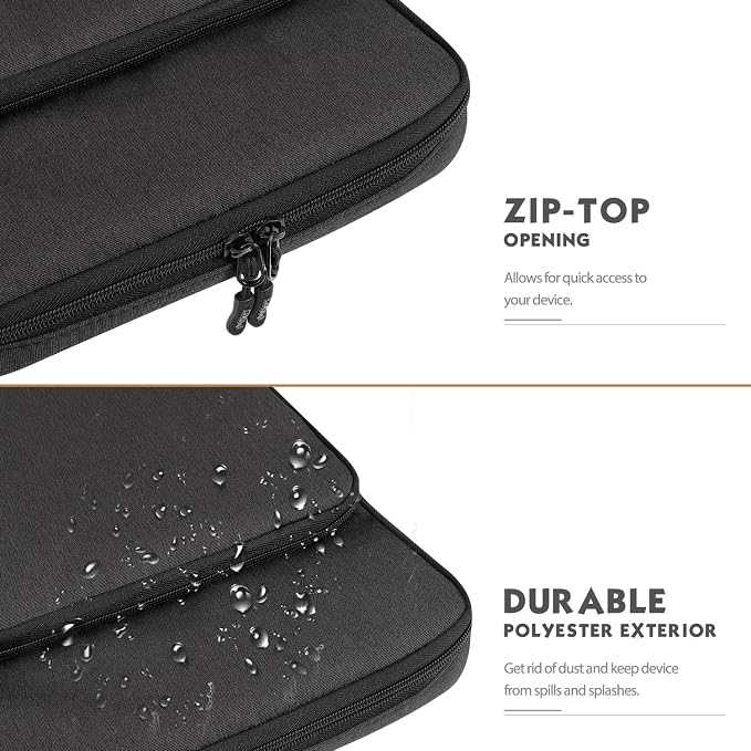 MoKo Laptop Sleeve Bag for 13.3-14 Inch, Notebook Carrying Case - Image 5