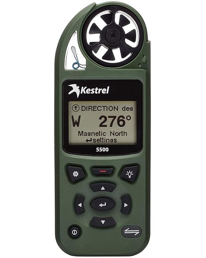 Kestrel 5500 Weather Meter Non-Link, Olive Drab by NKKestrel