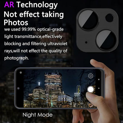 2 Pack Camera Lens Protector for iPhone 14 / iPhone 14 Plus, AR Tempered Glass - Image 3
