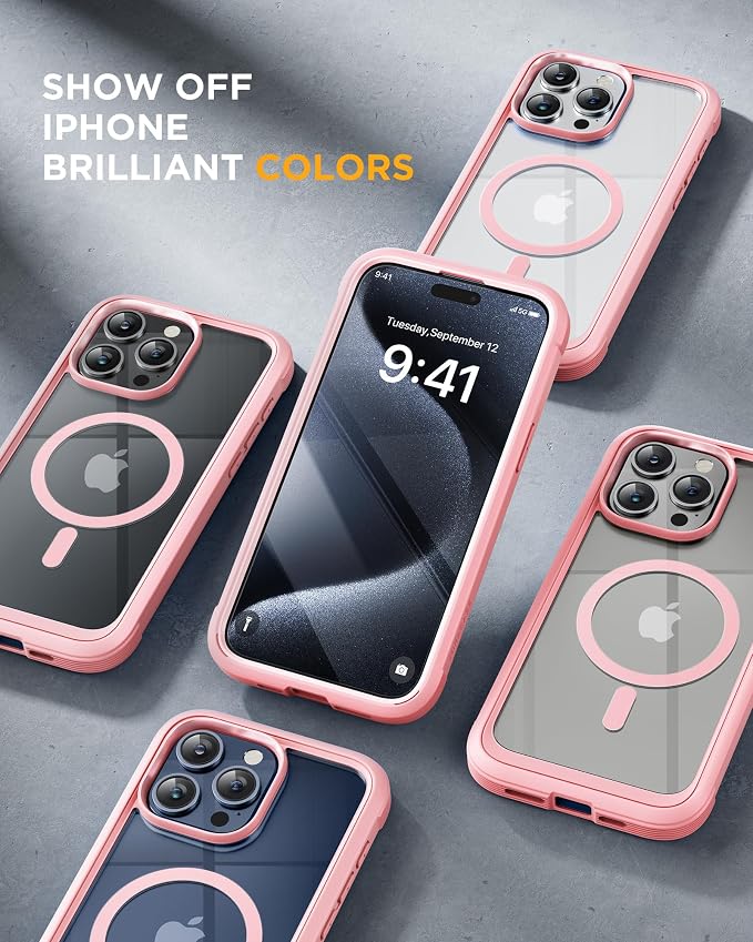 Miracase Magnetic for iPhone 15 Pro Case Full-Body Phone case - Image 6