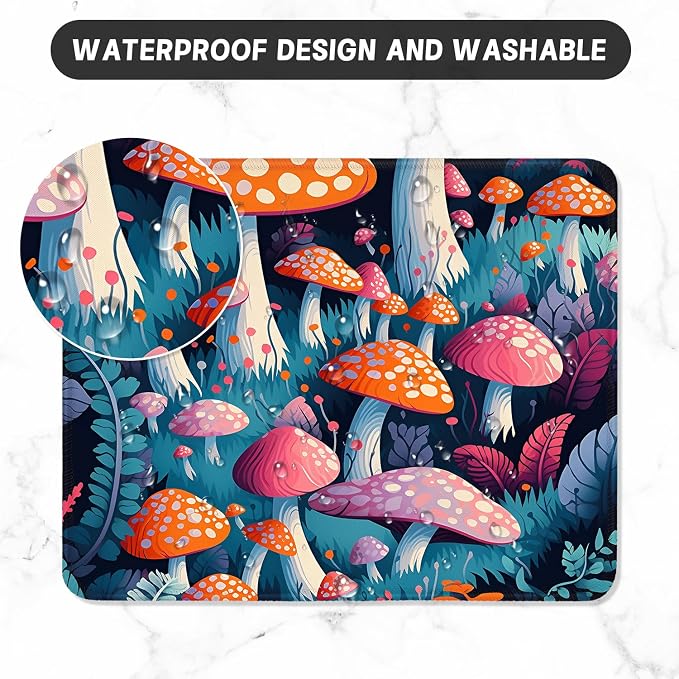ITNRSIIET Mouse Pad with Stitched Edge Premium Textured Smooth Precise - Image 5