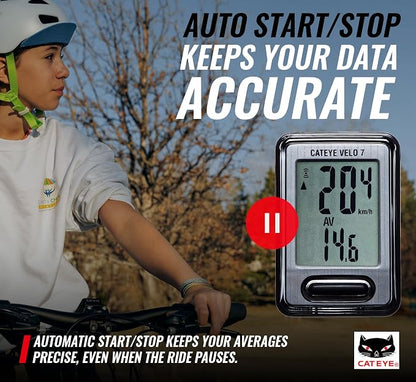 CATEYE Wired Bike Computer – Entry-Level Speedometer and Odometer, Auto - Image 5