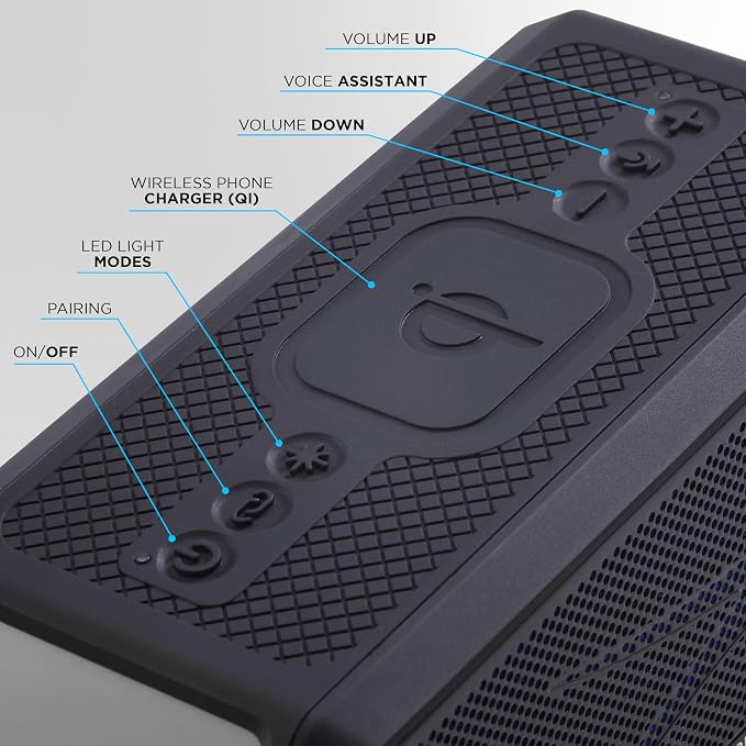 Altec Lansing Loud Portable Speakers Bluetooth Wireless Waterproof - Image 4