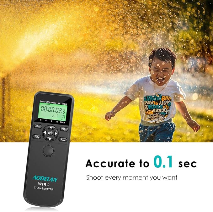 AODELAN Camera Wireless Shutter Release Timer Remote Control - Image 6