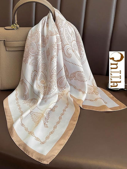 Silky Scarf for Women Lightweight Satin Bandanas Neck Hair Wrap For Sleeping - Image 6