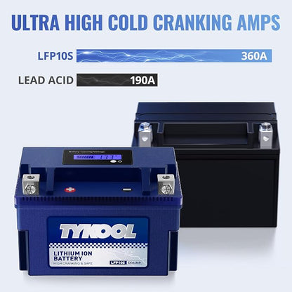 TYKOOL YTZ10S 12V 6Ah, 3X Cranking Amps, 5X Life, High Performance Lithium - Image 6