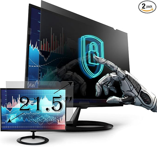 Premium Privacy Screen Filter for 21.5 Inches Desktop Computer Widescreen by EZProScreenProtector