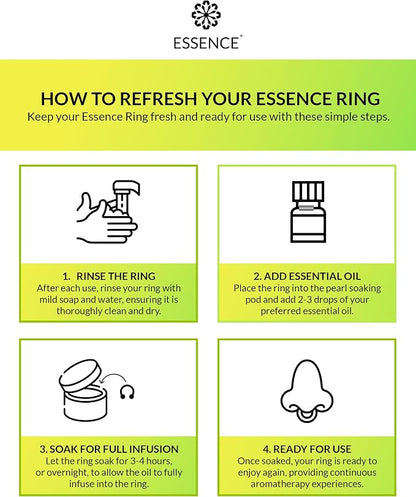 Essence Wearable Aromatherapy Nasal Diffuser – Lemon-Lime Essential Oil Nose - Image 5