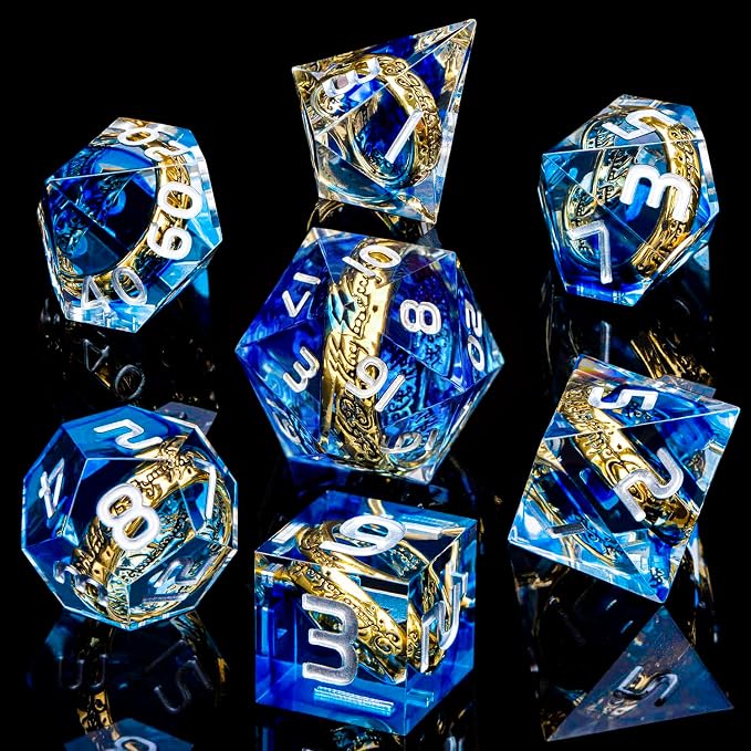 Magic Golden Ring DND Dice Set - Image 2