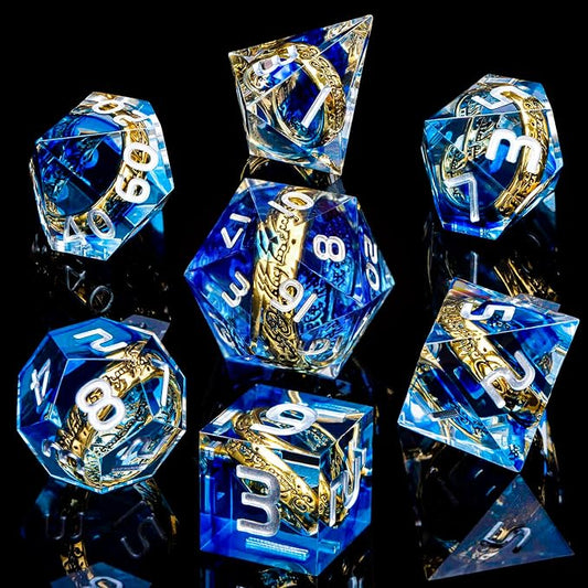 Magic Golden Ring DND Dice Set - Image 2