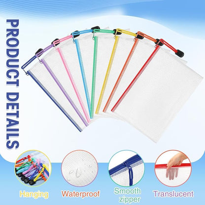 Jetec 32 Pcs Mesh Zipper Bags Toy Storage Bikini Organizer Bag Bolsas Para - Image 3
