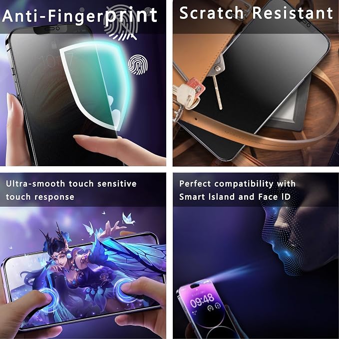 2 Pack Matte Privacy Screen Protector - Image 6