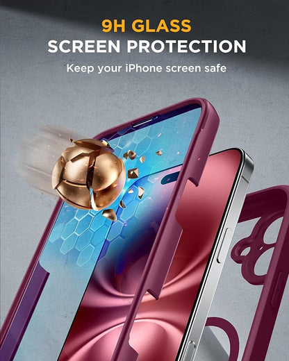 Miracase for iPhone 16 Case 6.1'', Full-Body Bumper Phone case - Image 4