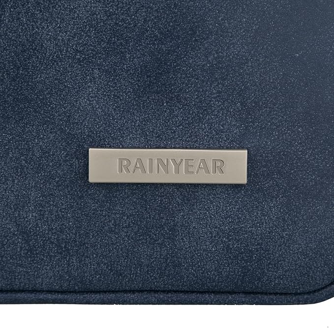 RAINYEAR 13 Inch Laptop Sleeve PU Suede Leather Case Protective Cover Water - Image 7