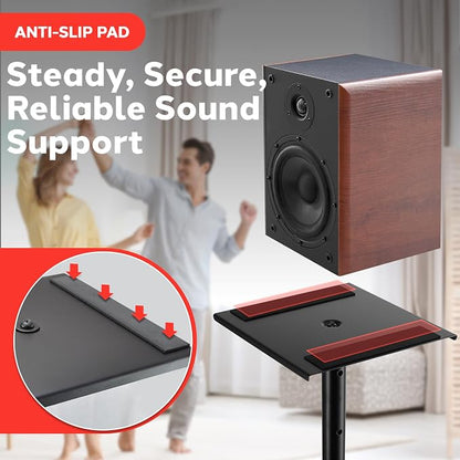 Pyle Speaker Stand Pair of Sound - Image 3