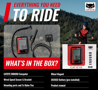 CATEYE Wired Bike Computer – Entry-Level Speedometer and Odometer, Auto - Image 9