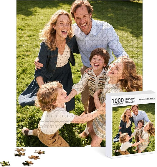 Personalized Photo Puzzle with Glossy Finish – Custom Jigsaw Puzzle by Custom