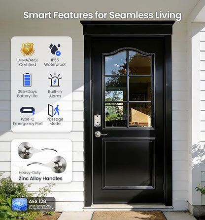 Veise VE017-L Fingerprint Smart Lock - Image 5