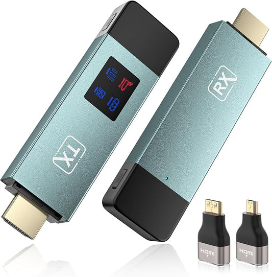 Wireless Hdmi Transmitter and Receiver, Wireless HD Extender Plug & Play by BRAIDOL