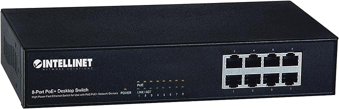 Intellinet 8-Port PoE+ Desktop Switch - Image 2