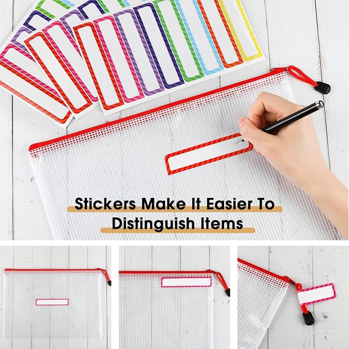 Umriox Mesh Zipper Pouch Bags, Mesh Bags - Image 3