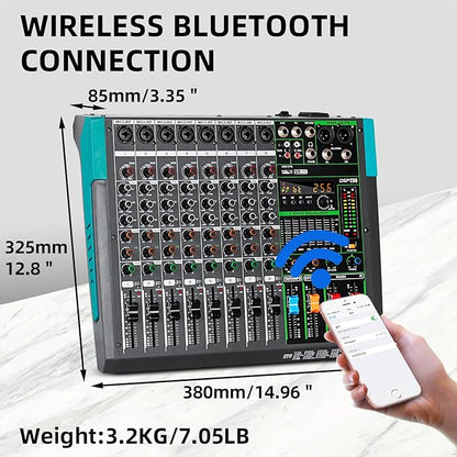 Depusheng PA8 Professional Audio Mixer Sound Board Console Desk System - Image 6