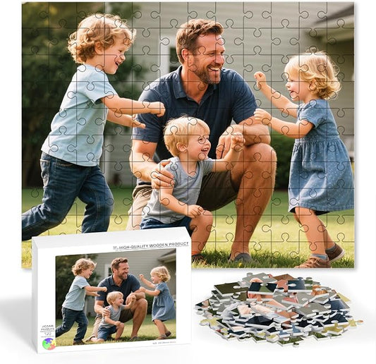 Custom Puzzle from Photos, Personalized Photo Puzzle 35/70/120/500/1000 Pieces by RIYAKOO