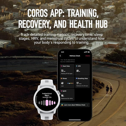 COROS PACE 4 Ultralight Sport GPS Watch, 1.2" AMOLED Touchscreen, 19 Days of - Image 7