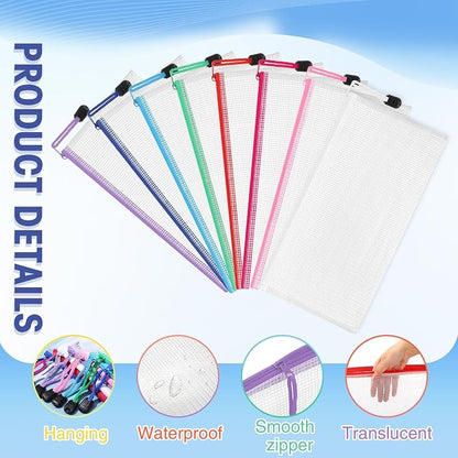 Jetec 32 Pcs Mesh Zipper Bags Toy Storage Bikini Organizer Bag Bolsas Para - Image 3
