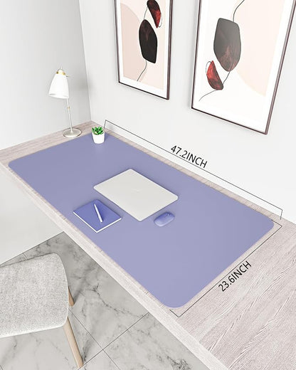 YSAGi Non-Slip Leather Desk Pad XL Size, Waterproof Laptop Computer Desk - Image 3