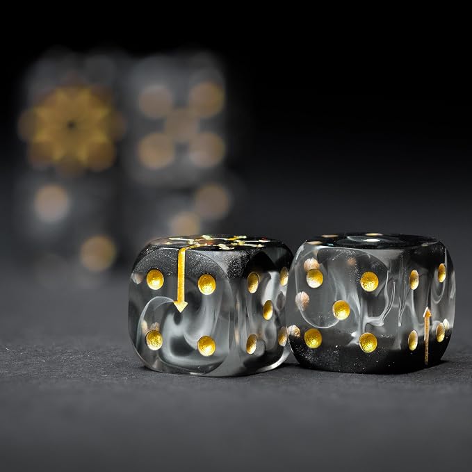 D6 Dice Set – 10× Six-Sided Resin Dice - Image 8