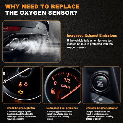Oxygen Sensor Upstream Downstream Compatible - Image 3
