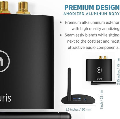 Auris Blume HD Long Range Bluetooth 5.3 Music Receiver Hi-Fi Audio Adapter - Image 8