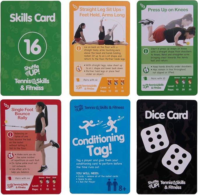 Shuffle Up Tennis Card Games - Image 2