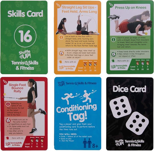 Shuffle Up Tennis Card Games - Image 2