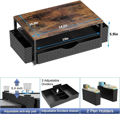 Desk Organizer and Accessories, Computer Monitor Stand Riser - Image 6