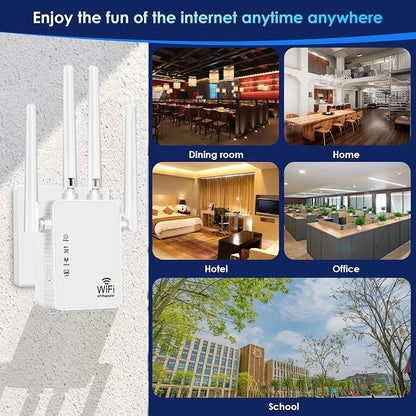 WiFi Extender Signal Booster-2.4GHz 300Mbps WiFi Booster - Image 4