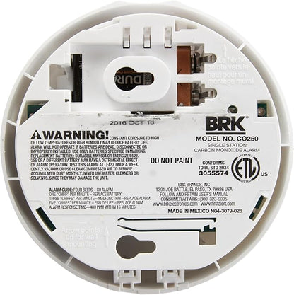 FIRST ALERT CO250B Family Gard Basics Carbon Monoxide Alarm 4-Pack | Battery - Image 3