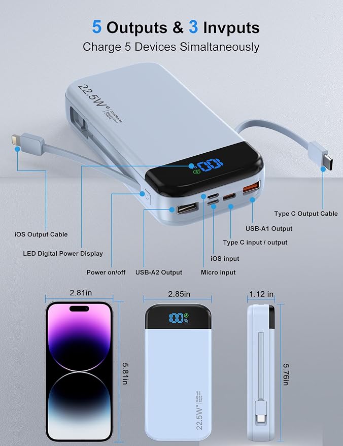 Portable Charger Power Bank 32000mAh - Image 4