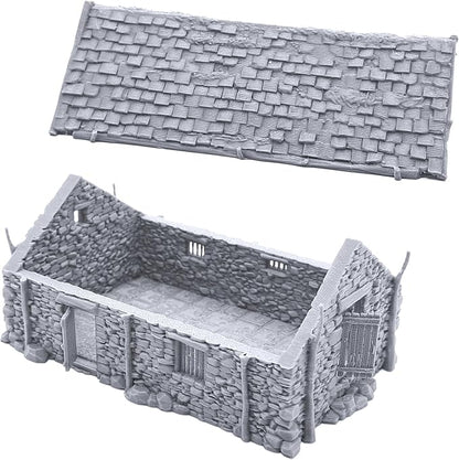 EnderToys The Stone Barn by Printable Scenery, 3D Printed Tabletop RPG Scenery - Image 5