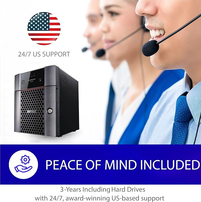 BUFFALO TeraStation 3420DN 4-Bay SMB 4TB Desktop NAS w/Hard Drives Included - Image 9