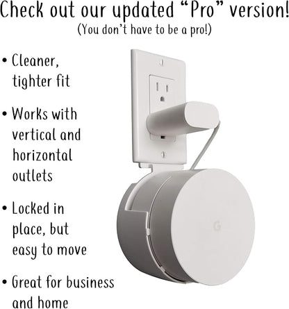 Google WiFi Outlet Holder Mount Stand: No Messy Screws! - Image 9