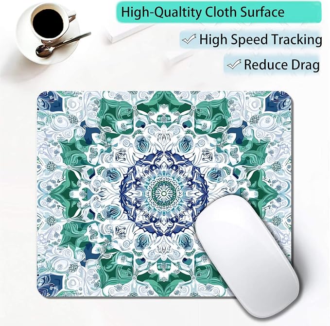 Aesthetic Mandala Pattern Custom Mouse Pad - Image 3