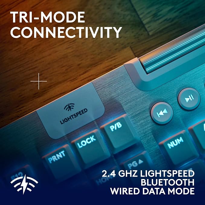 Logitech G915 X Lightspeed Wireless Mechanical Gaming Keyboard, Double-Shot PBT - Image 5