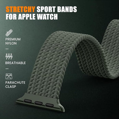 Elastic Sport Band for Apple Watch Ultra 3/2/1 Bands 49mm 46mm 45mm 44mm 42mm - Image 3