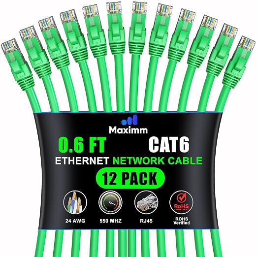 Maximm Cat 6 Ethernet Cable by MaximmCable